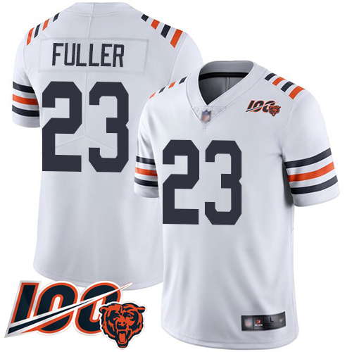 Chicago Bears Limited White Men Kyle Fuller Jersey NFL Football #23 100th Season->youth nfl jersey->Youth Jersey